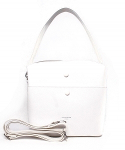 David Jones Crossbody Shoulder Bag CM5769PP WHITE
